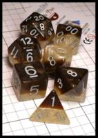 Dice : Dice - Dice Sets - Halfsies Latte Dice Coffee and CreamGKG 266 - JA Collection Feb 2024